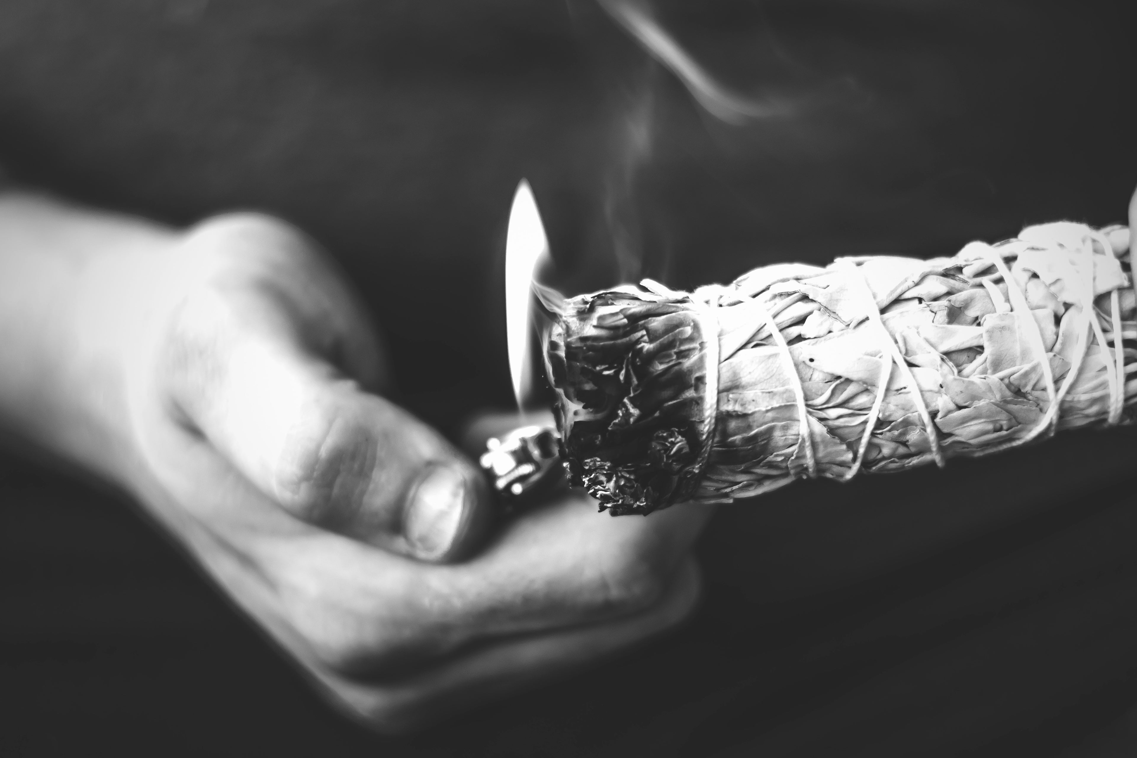 Burning White Sage How to Cleanse