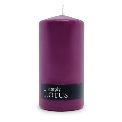 Simply Pillar Candle - Lotus