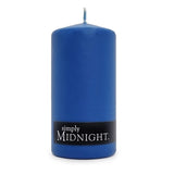 Simply Pillar Candle - Midnight