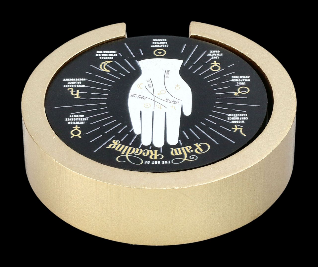 Palm Reading Coaster Set
