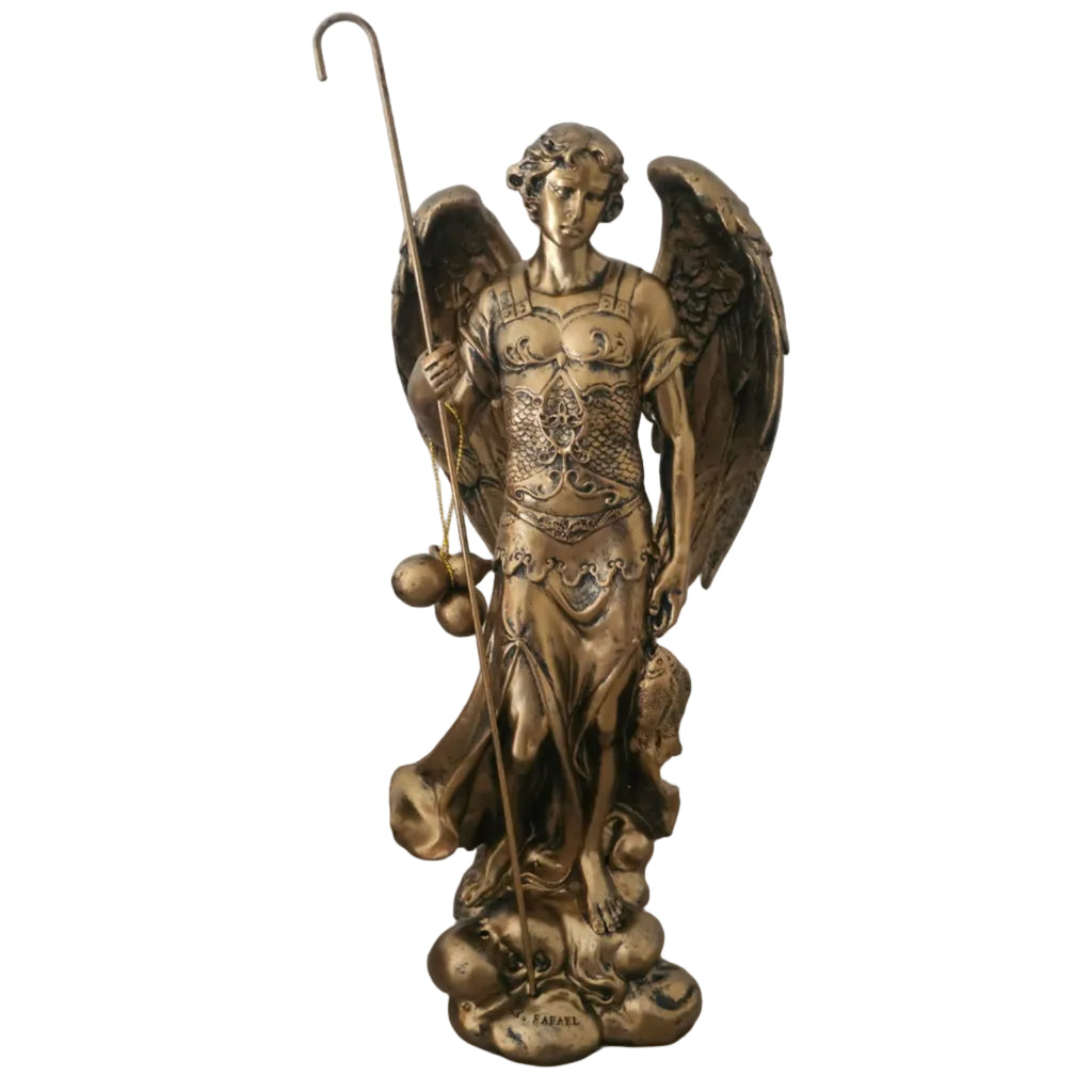 31cm Bronze Archangel Raphael