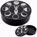 Moon Goddess Soapstone Box 4cm x 13cm