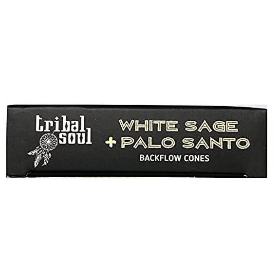 Tribal Soul Jumbo Backflow Cones - White Sage & Palo Santo