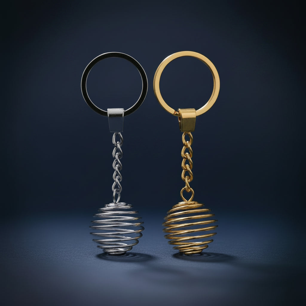 Crystal Cage Keychain