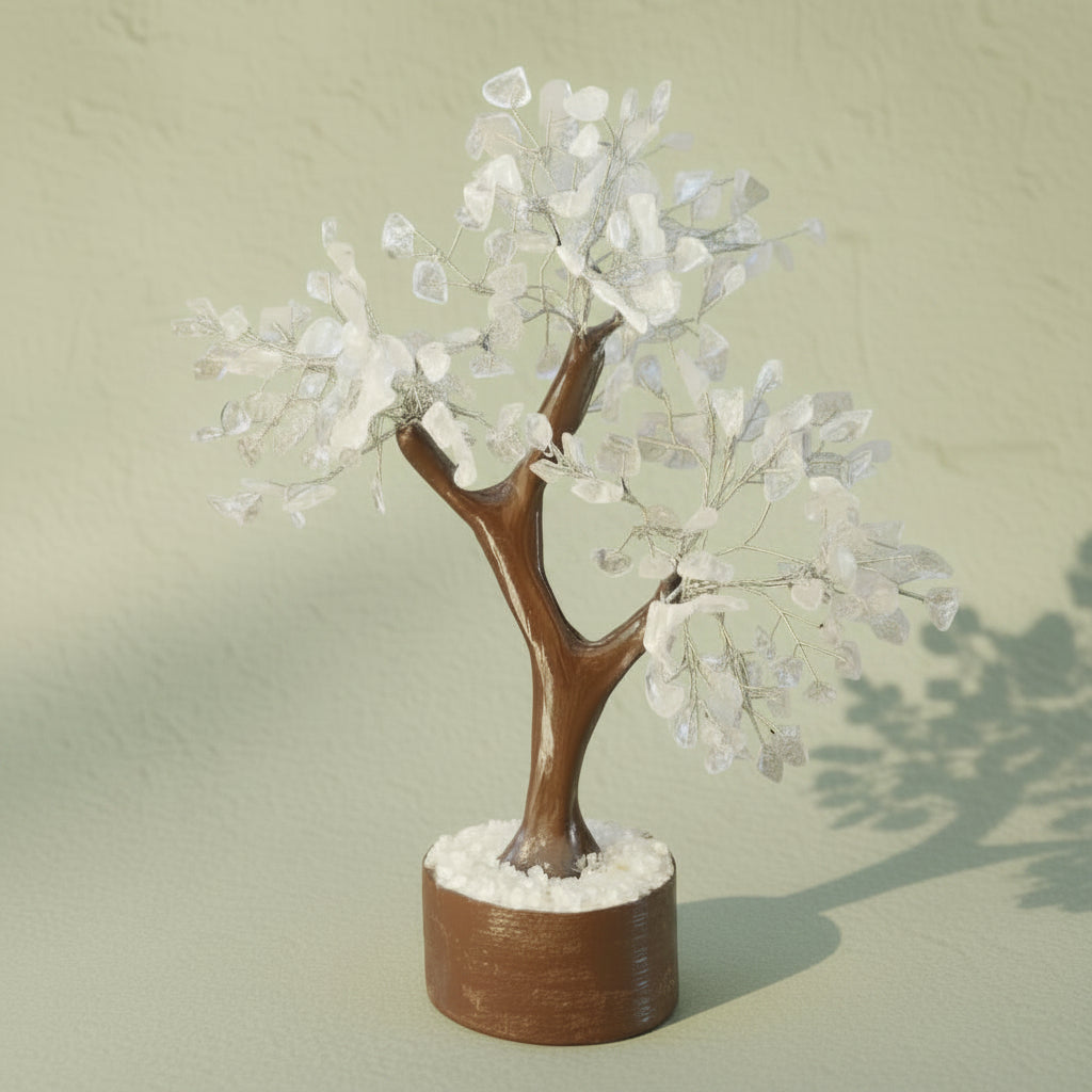 Crystal Chip Tree Large - Clear Quartz