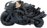 Speed Freak Skeleton Motorbike Figurine 19.5cm