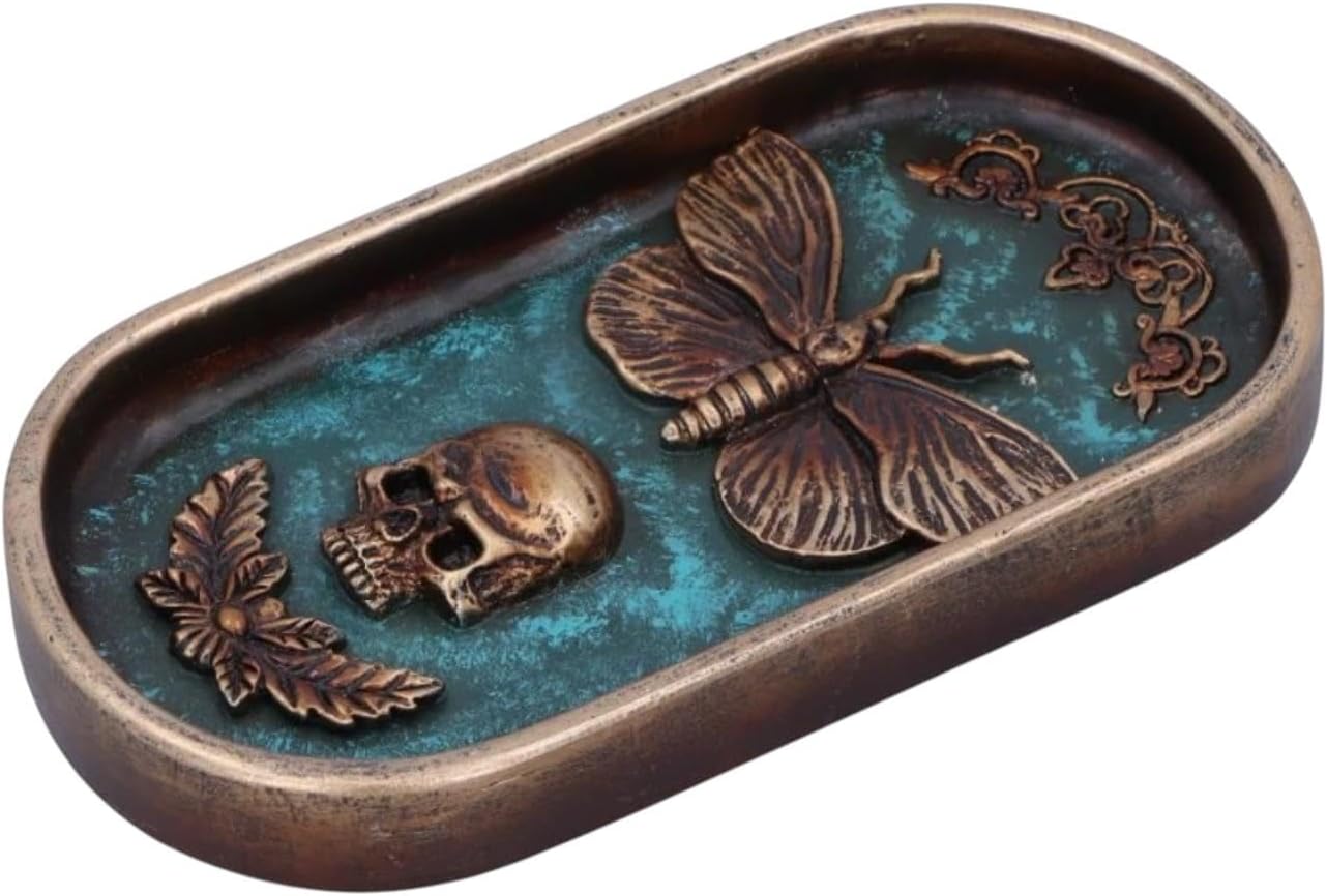 Death's Head Incense Holder 17cm