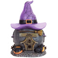 Happy Halloween Witches Hat Fairy Garden House