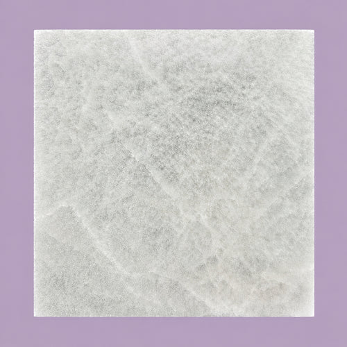 10cm Square Charging Plate - Selenite Plain