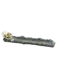 Skulls & Roses Incense Holder - Purple