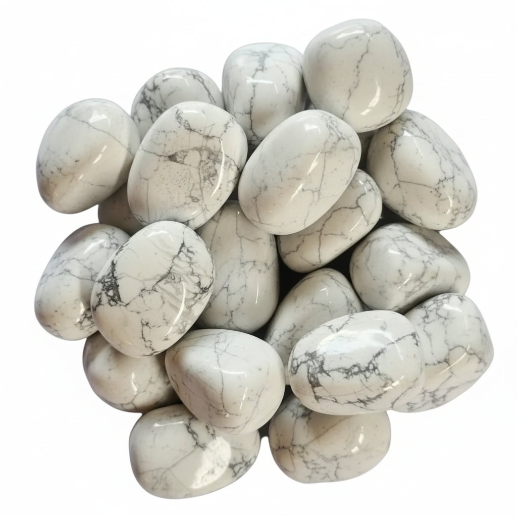 White Howlite - Tumbled Stone