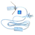 Salt Lamp Cord 15W with Globe - White