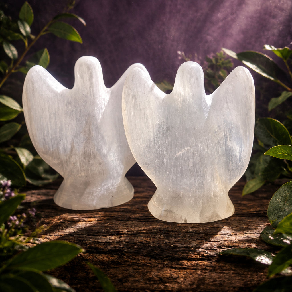 14cm Selenite Angel