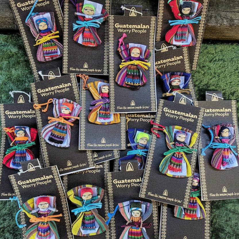 Guatemala Worry Doll - Large with Bag
