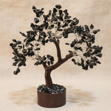 Crystal Chip Tree Large - Black Onyx