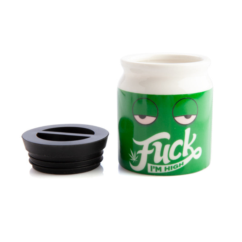 Small F*ck I'm High Stash It! Storage Jar