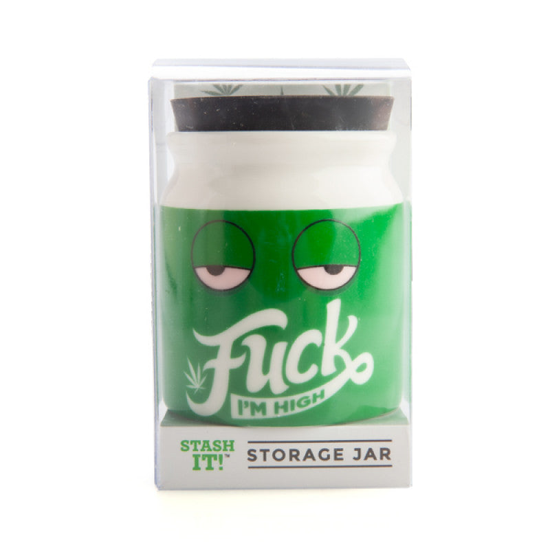 Small F*ck I'm High Stash It! Storage Jar