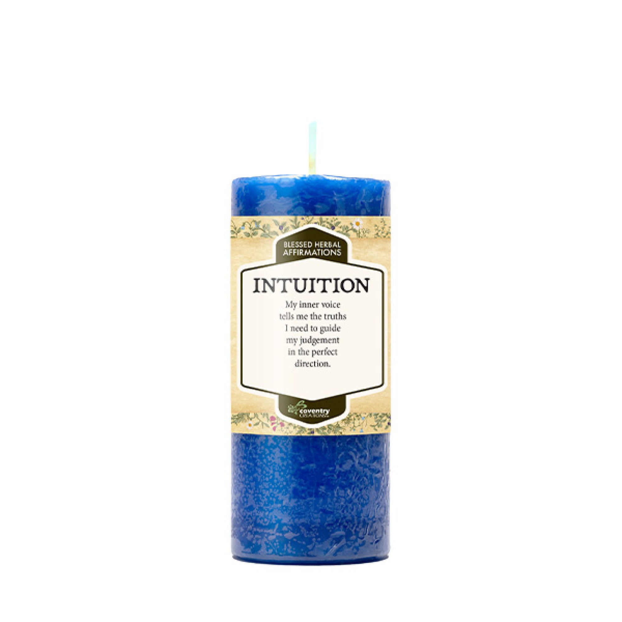 Blesses Herbal Affirmation INTUTITION Candle