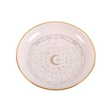 Soft Pink Astrology Wheel Trinket Dish