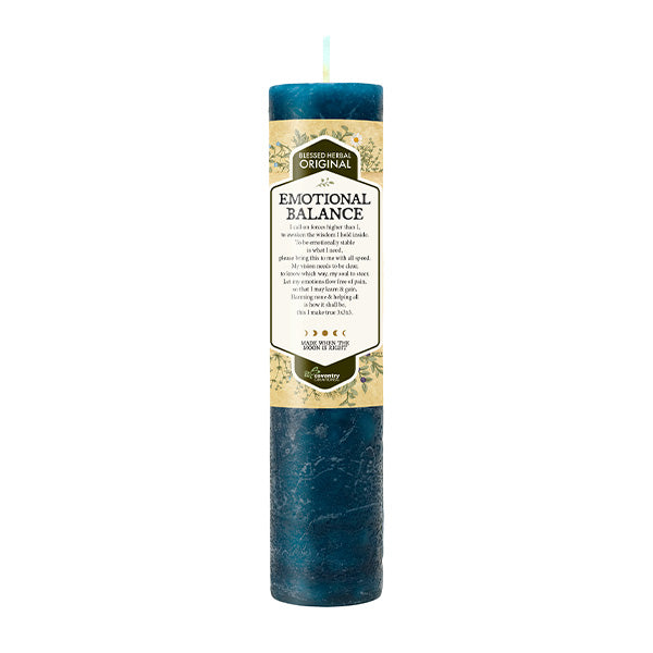 Blessed Herbal Candle EMOTIONAL BALANCE Herbal Affirmations
