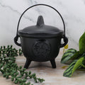 Cauldron Cast Iron Pentacle 14cm x 11cm x 13.5cm