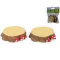 Fairy Garden Stump with Mushroom