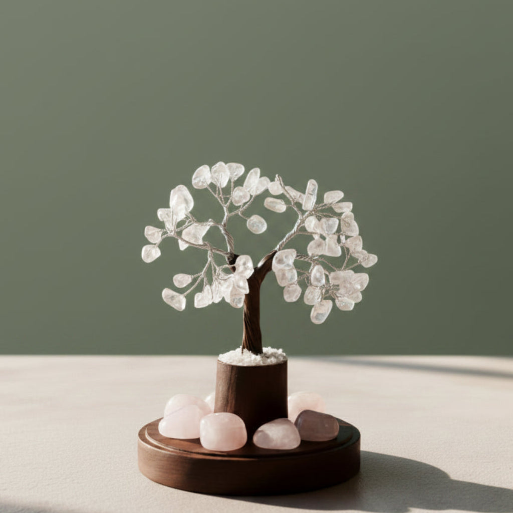 Crystal Chip Tree Mini - Clear Quartz
