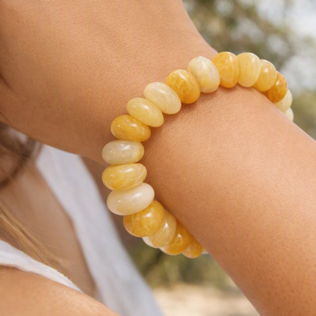 Yellow Jasper Nugget Bracelet