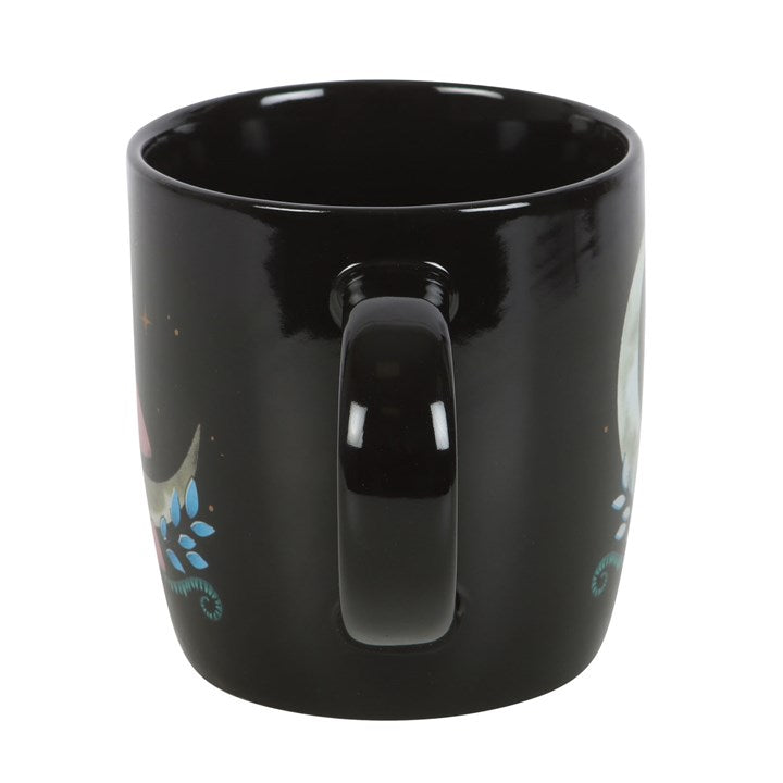 Dark Forest Mystical Moon Ceramic Mug