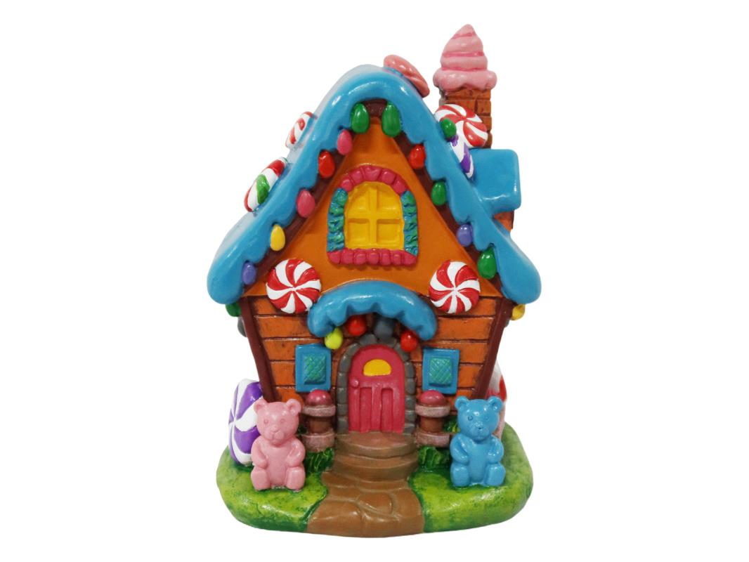 Fairy Garden Lolly House 17cm