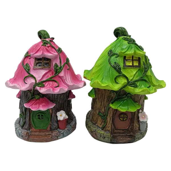 16cm Fairy Garden Leaf House