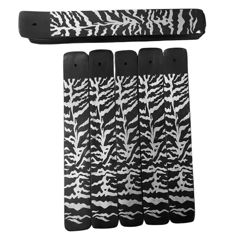 Black & White Flat Incense Holder