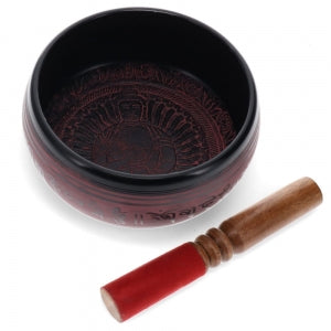 Singing Bowl - Buddha Red 16.5cm