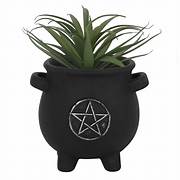 Cauldron Pentagram Plant Pot