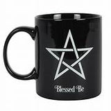 Blesses Be Pentagram Ceramic Mug