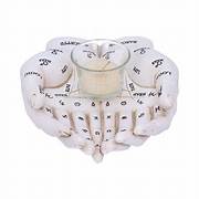 Palmist's Guide Tealight Holder (White) 22.3cm
