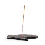 Flat Palmistry Hand Incense Burner - Gold