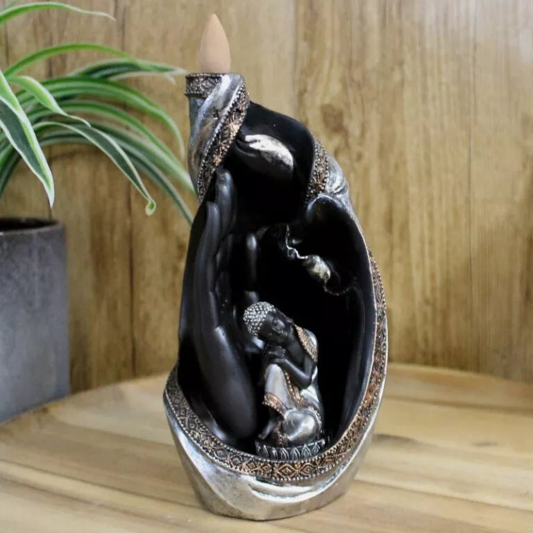 Buddha Backflow Cone Holder – 11x17cm