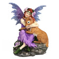 Fairy with Deer 14cm