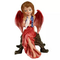 Fairy on Stump With Dove