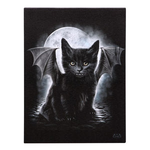 Bat Cat Canvas 19x25cm - Spiral Direct