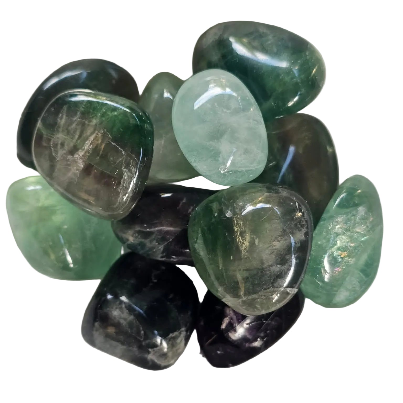 Rainbow Fluorite - Tumbled Stone