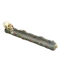Skulls & Roses Incense Holder - Red