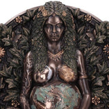 Mother Earth Wall Plaque Bronze 15cm
