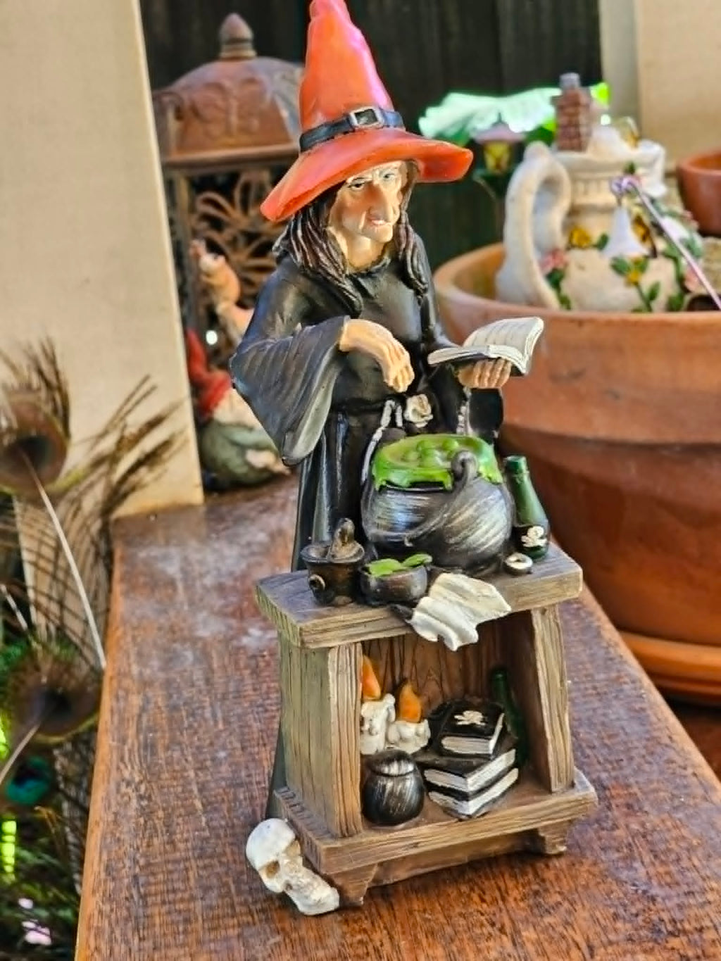 24cm Witch Casting a Spell