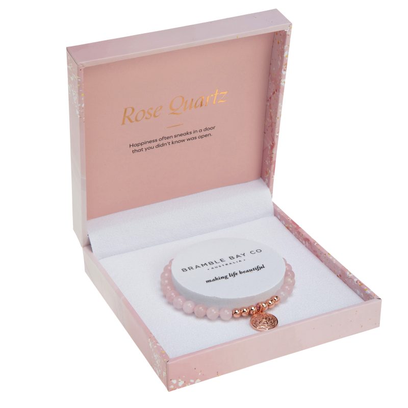 Hello Beautiful Bracelet - Rose Quartz