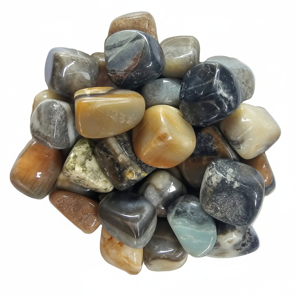 Assorted Amazonite Mixed - Tumbled Stone