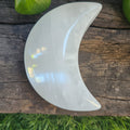 10cm Puffy Selenite Moon