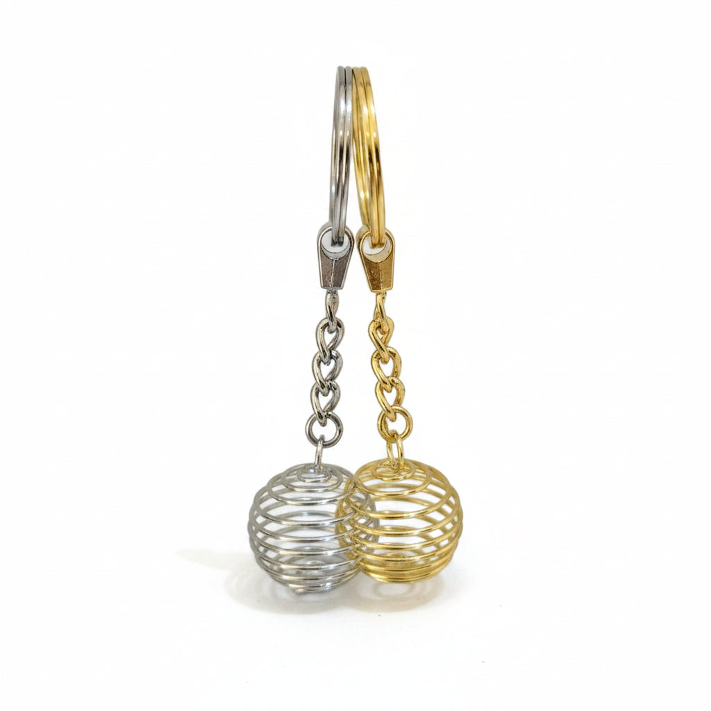 Crystal Cage Keychain