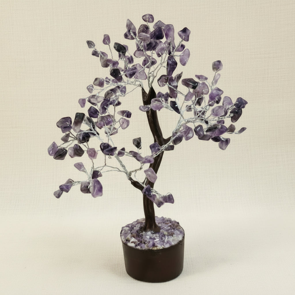 Crystal Chip Tree Medium - Amethyst